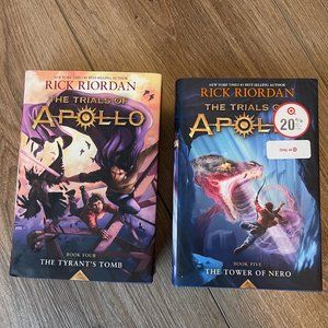 The Trials of Apollo by Rick Riordan Books 4 & 5 Hardcover